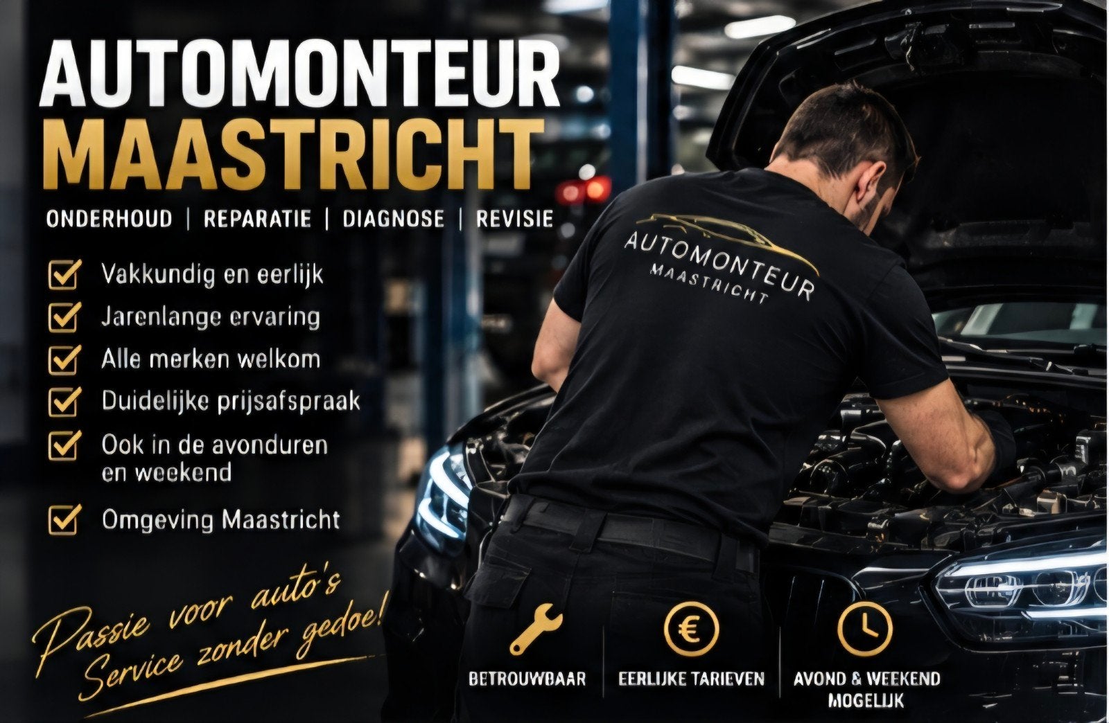 Automonteur Maastricht | Onderhoud Reparatie & Diagnose, Onderhoudsbeurt