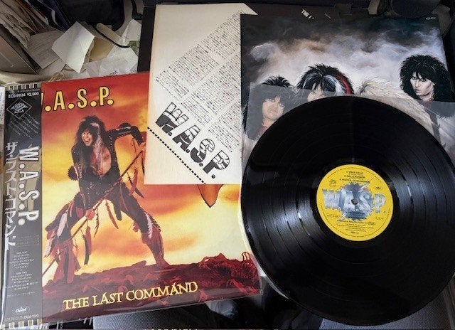 W.A.S.P. - The Last Command japan promo lp, 1980 - 1989, Ophalen of Verzenden, Zo goed als nieuw, 12 inch