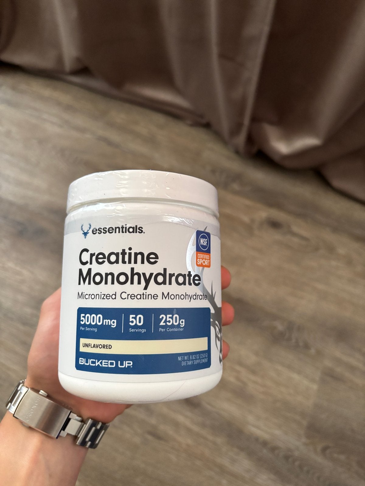 Creatine Monohydraat Poeder - Ongeparfumeerd 250g, Sport en Fitness, Ophalen of Verzenden, Nieuw, Poeder of Drank
