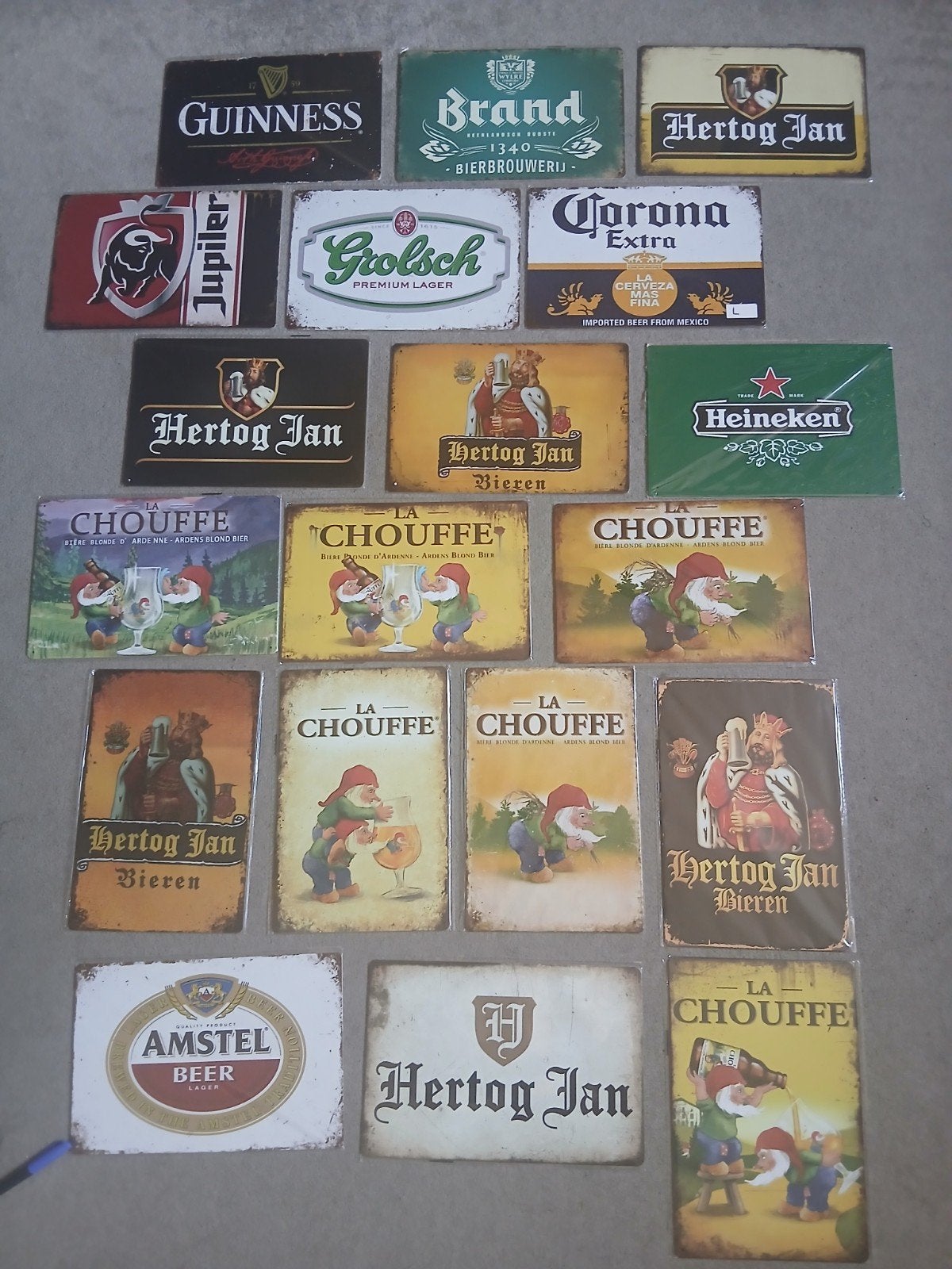 VADERDAG metalen bordjes 30 bij 20 cm € 7 ps en 5 voor€ 25, Ophalen of Verzenden, Zo goed als nieuw, Reclamebord