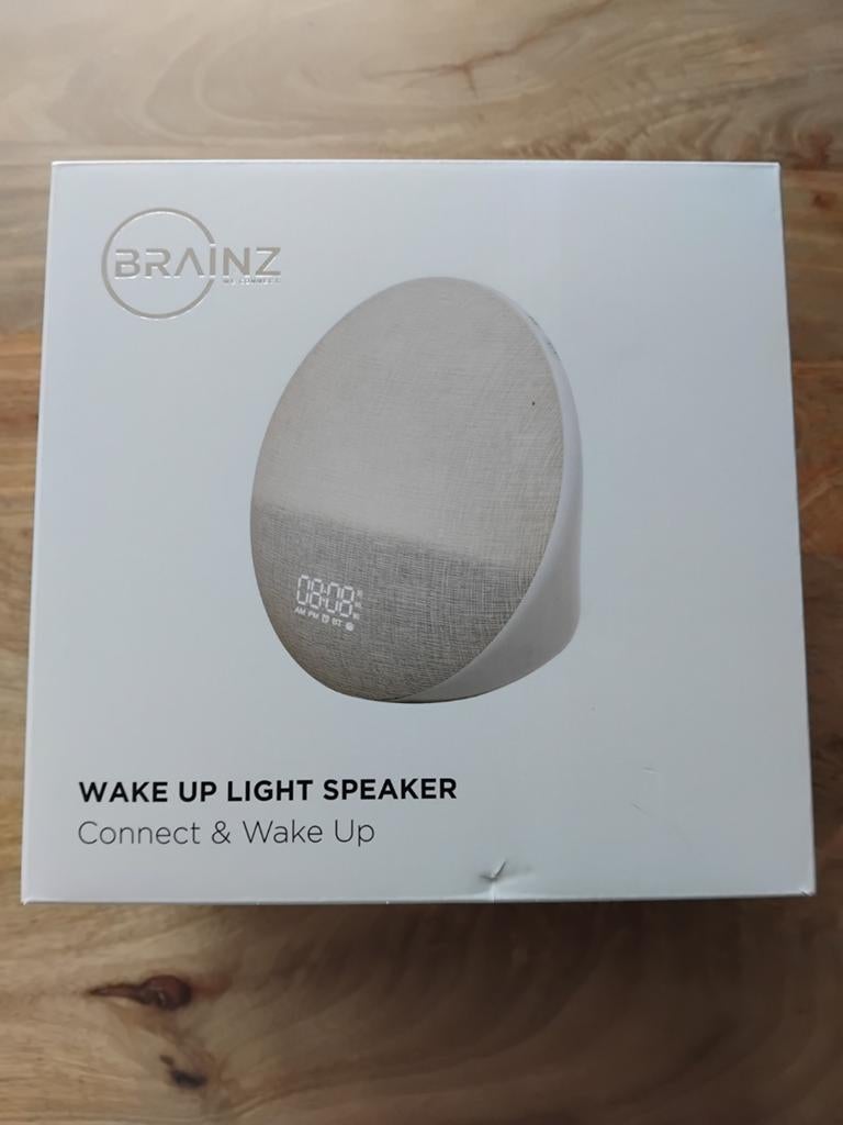 Brainz wake up light and speaker, Huis en Inrichting, Ophalen of Verzenden, Wandklok