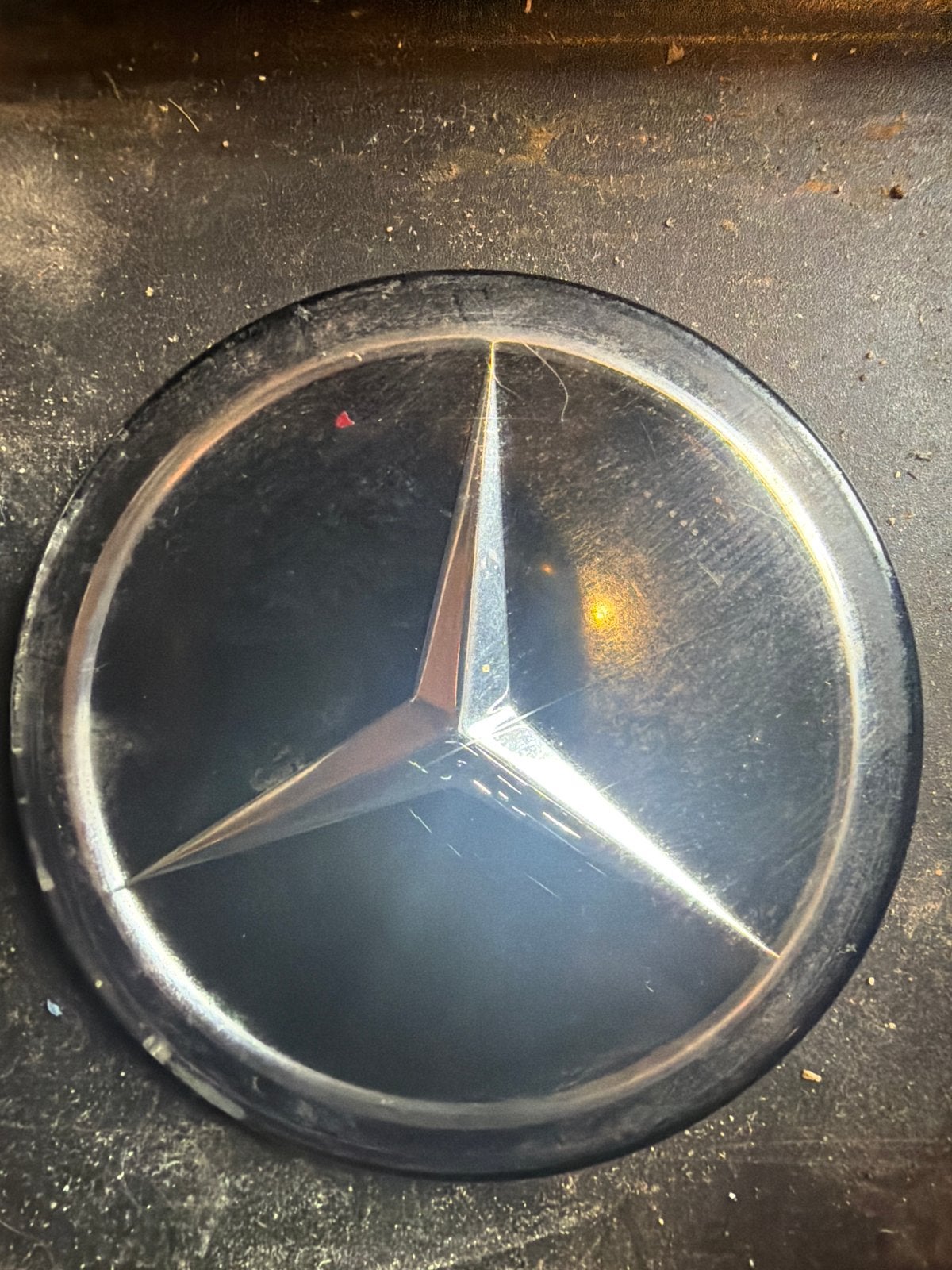 Mercedes-Benz Logo Afdekplaatje - Meerdere op voorraad, Auto-onderdelen, Ophalen of Verzenden, Gebruikt, Mercedes-Benz