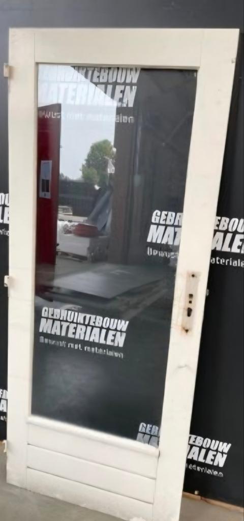 GEZOCHT ACHTERDEUR 87X201,5, Ophalen of Verzenden, Glas, Buitendeur, 200 tot 215 cm