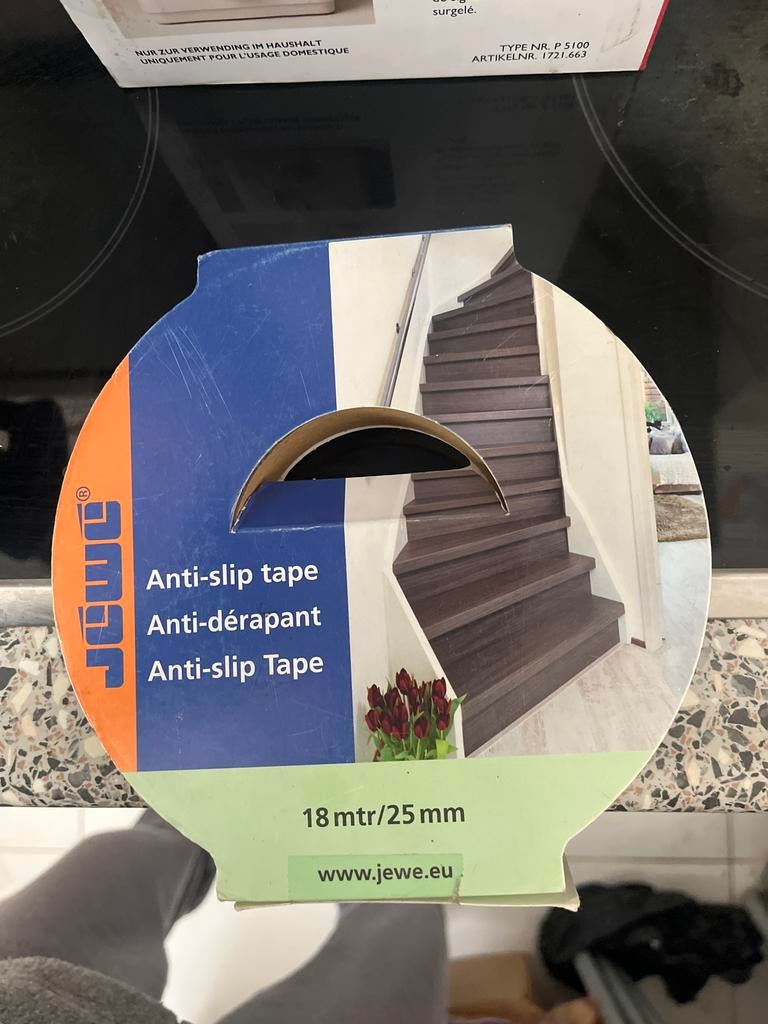Anti-slip tape 18 mtr/25 mm, Ophalen of Verzenden, Nieuw, Ladder
