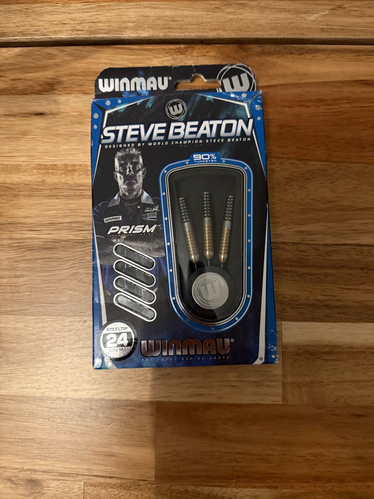 Steve Beaton dartpijlen 24 gram, Ophalen of Verzenden, Gebruikt, Pijlen