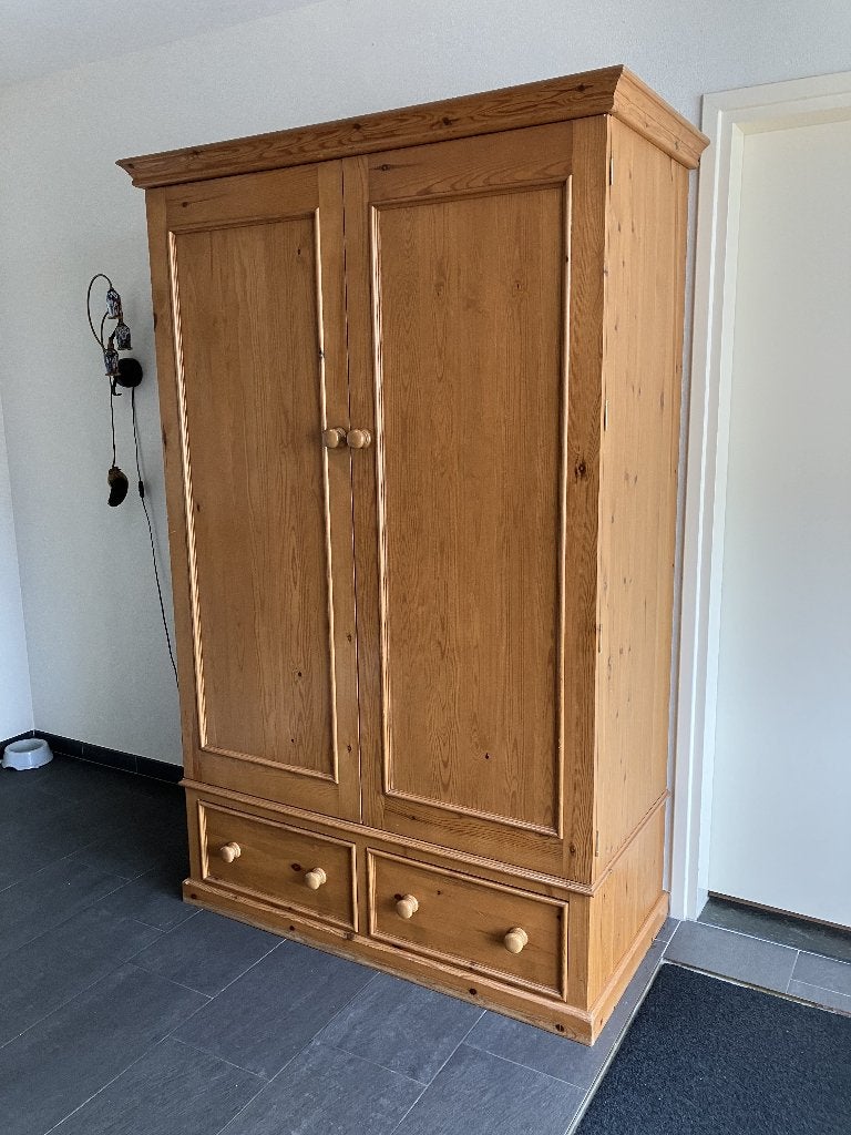 Grenen kledingkast, Gebruikt, 50 tot 100 cm, 50 tot 75 cm, Ophalen