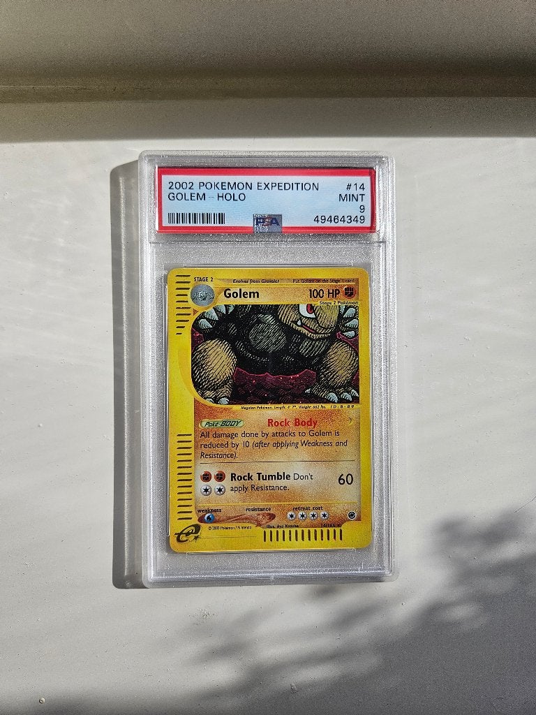 Expedition Holo Golem PSA 9, Ophalen of Verzenden, Zo goed als nieuw