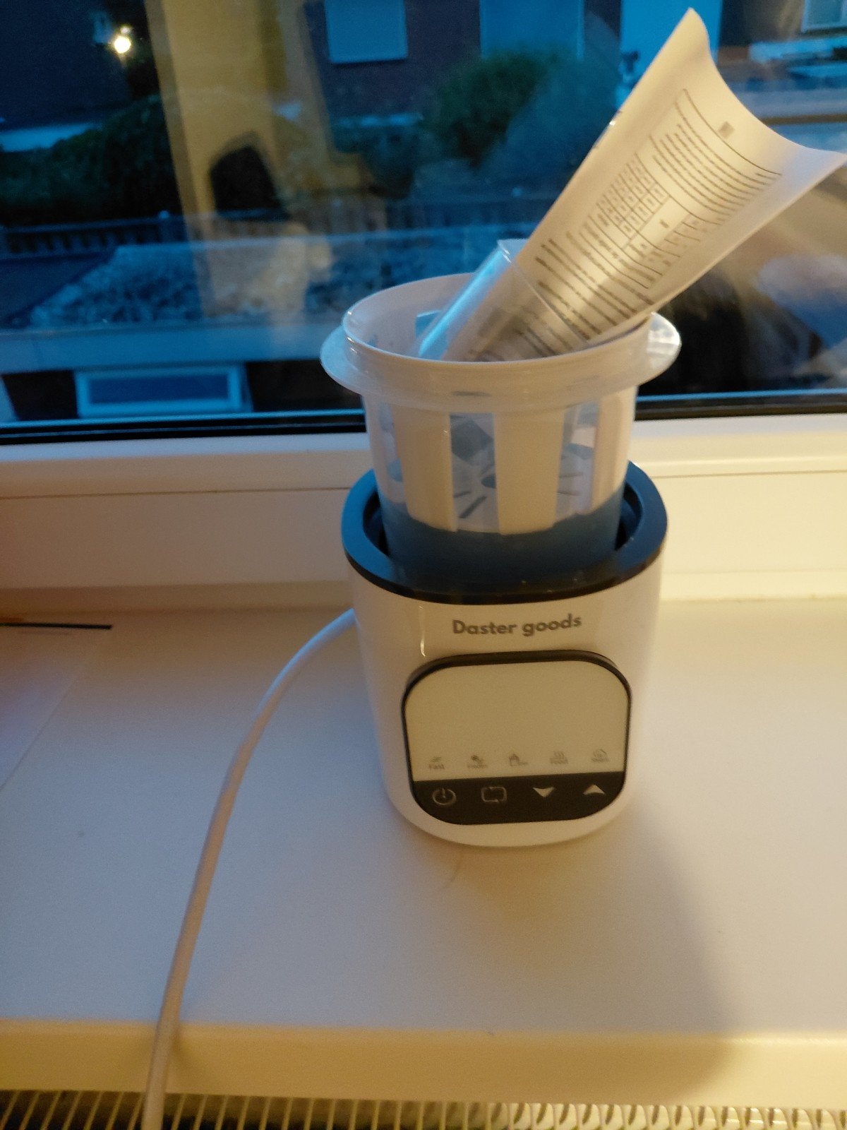 Flessenwarmer, Ophalen, Nieuw