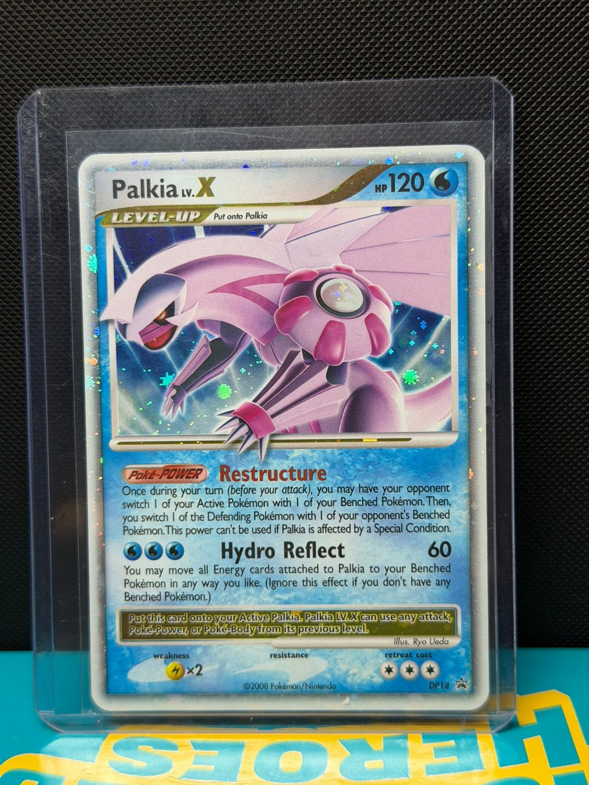 Palkia LV.X (DPPR18) Pokémon Kaart - NM/EX+, Hobby en Vrije tijd, Verzamelkaartspellen | Pokémon, Ophalen of Verzenden, Gebruikt