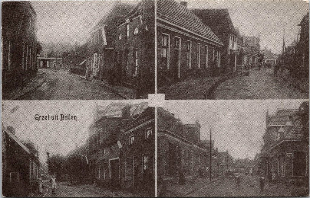 Beilen - 12 ansichtkaarten, Verzamelen, Ansichtkaarten | Nederland, Verzenden, 1960 tot 1980, Gelopen, Drenthe