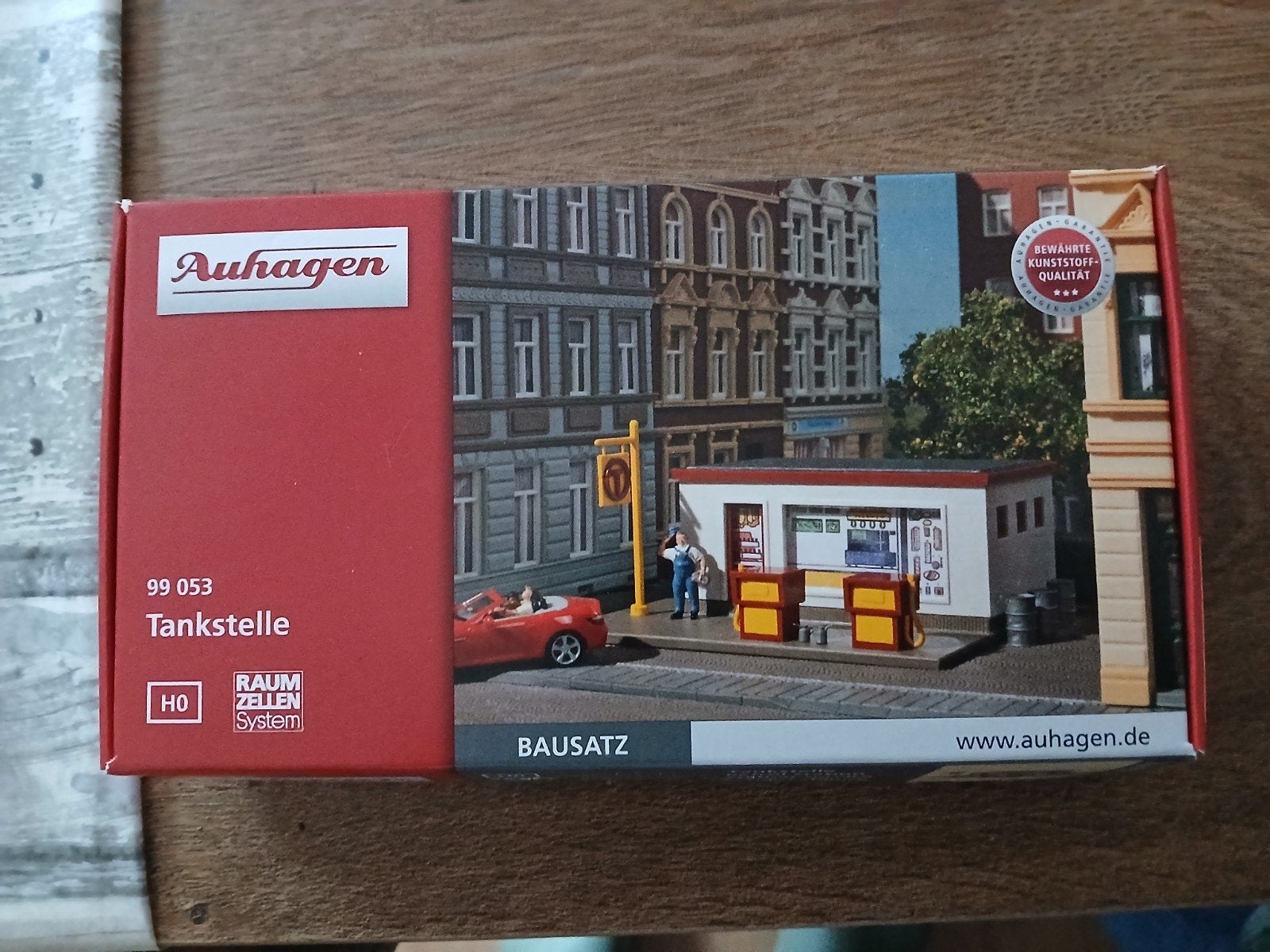 Auhagen 99 053 Tankstelle H0 Bouwpakket, Ophalen