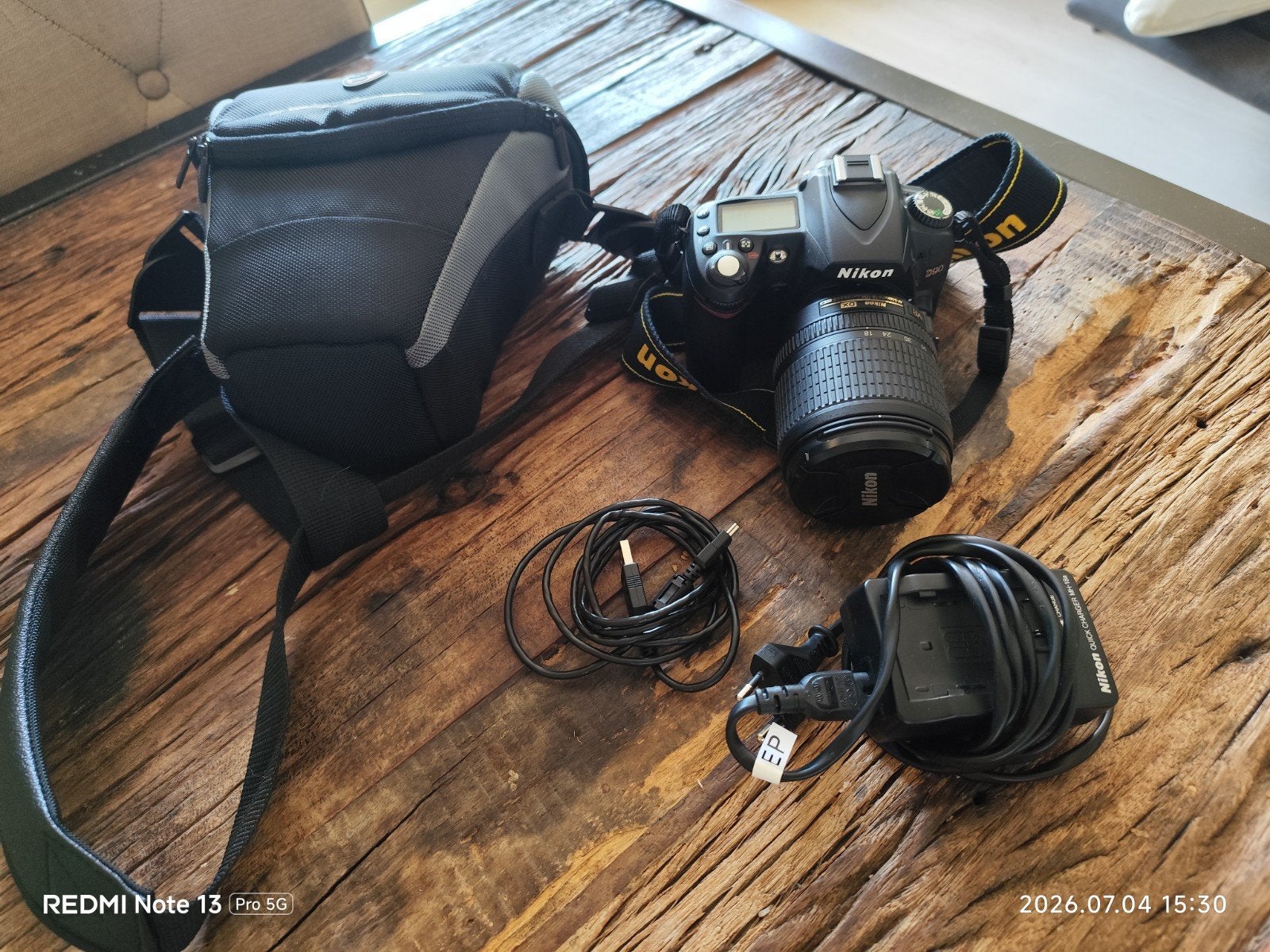 Nikon D80 Spiegelreflexcamera met AF-S DX 18-105mm lens, Gebruikt, Spiegelreflex, Draagriem, Ophalen of Verzenden