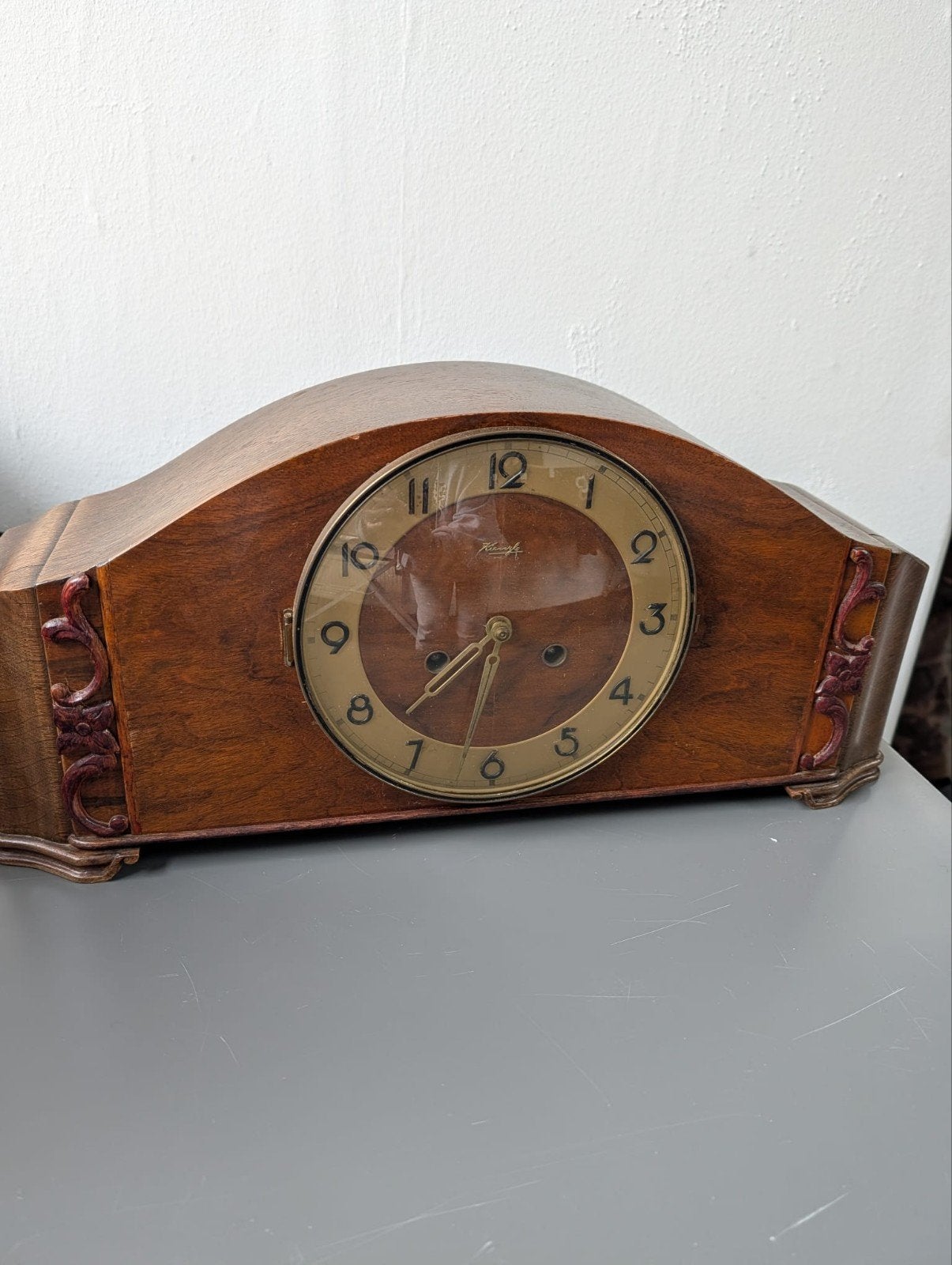 Vintage Kienzle Schouwklok - Hout - Jaren '30, Ophalen