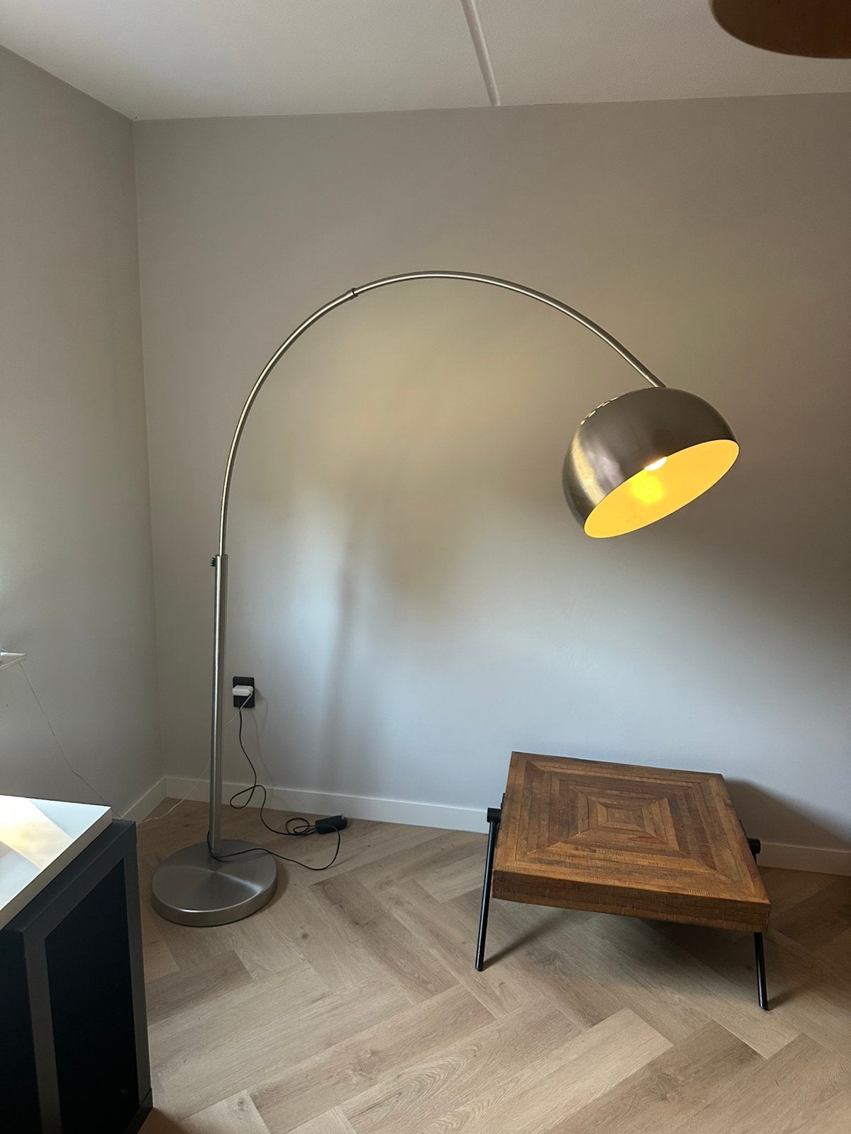 Design booglamp, Ophalen, Zo goed als nieuw, 150 tot 200 cm
