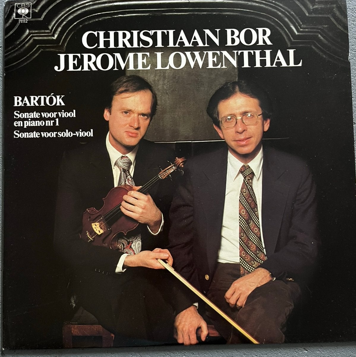 lp klassiek elpee viool Bartok violin sonata Christaan Bor, Ophalen, Overige typen, Zo goed als nieuw, 12 inch