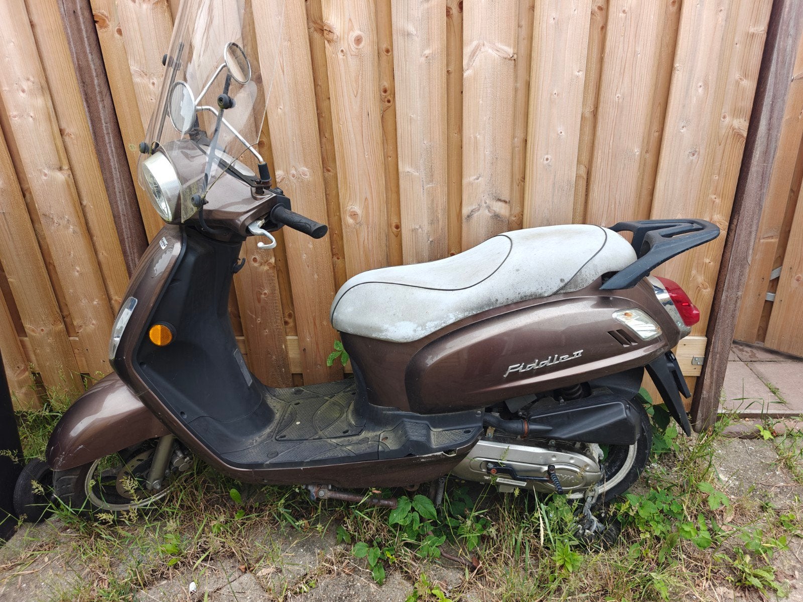 Opknap Sym Fiddle 2 - blauw kenteken, Fietsen en Brommers, Ophalen, Gebruikt, Benzine, Overige merken