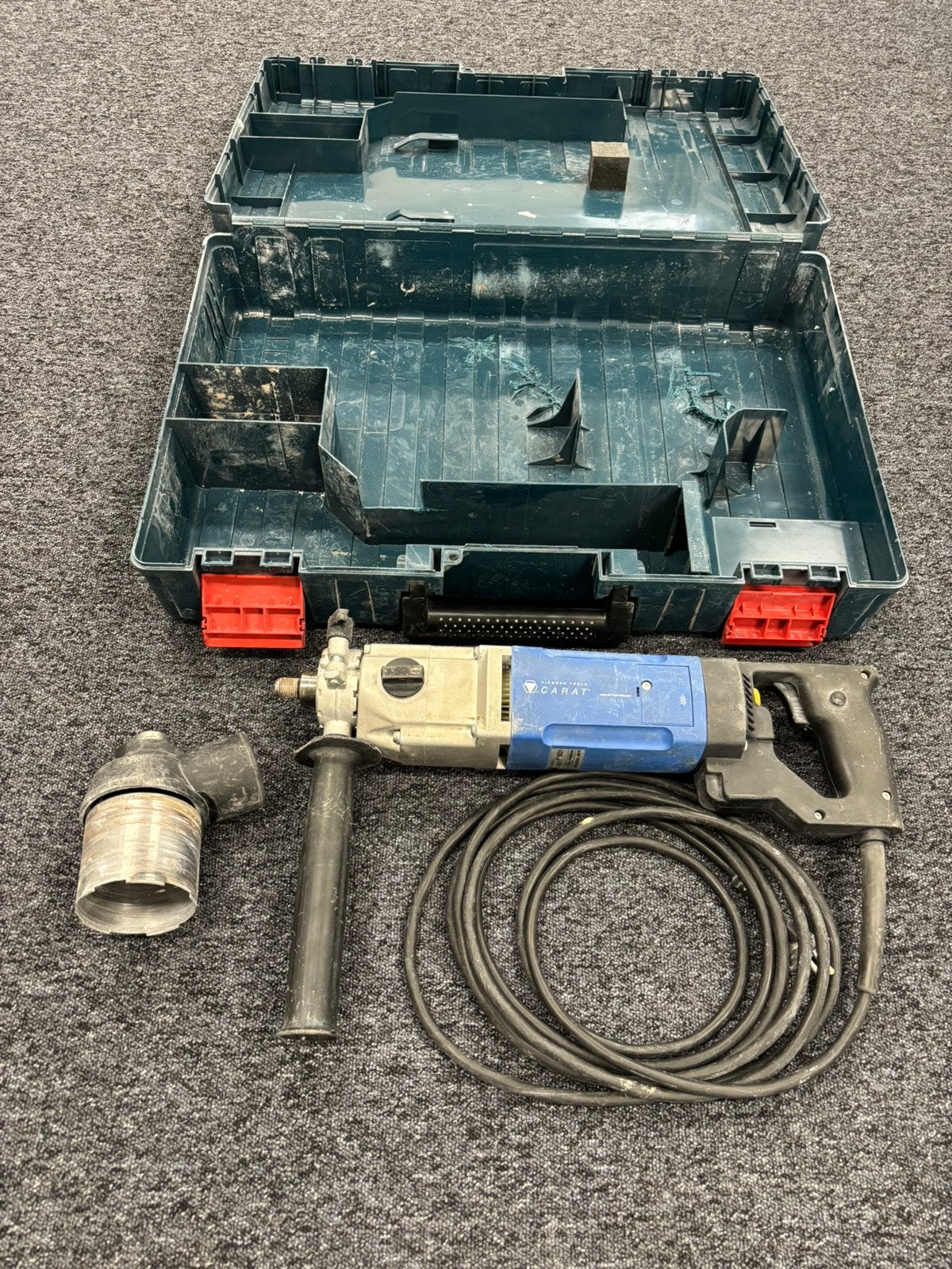 Carat diamantboormachine, dozenboormachine, Boormachine, Variabele snelheid, Ophalen of Verzenden, Gebruikt