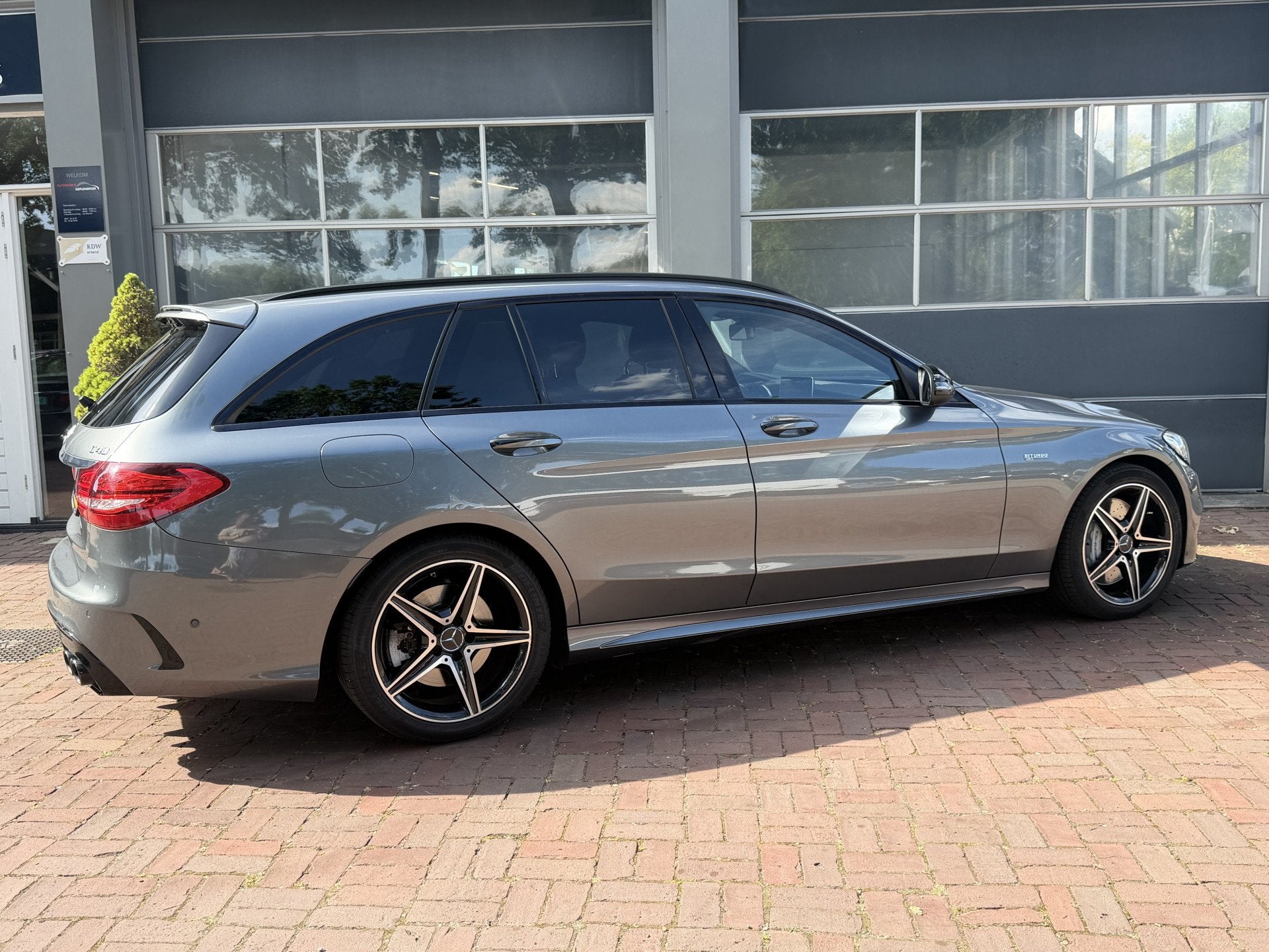 Mercedes-Benz C-Klasse Estate AMG 43 4MATIC Bj 2016 368pk De, Auto's, Automaat, Dealer onderhouden, Euro 6, 368 pk