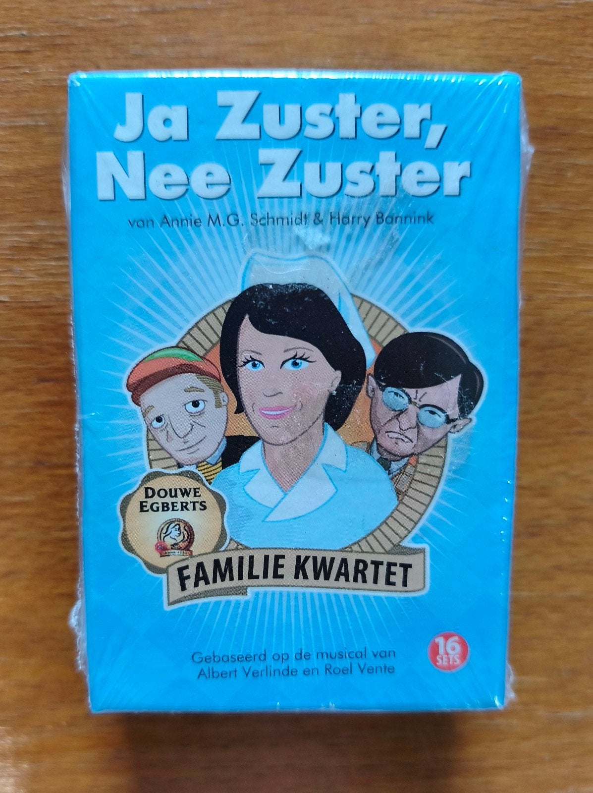 Kwartet Ja Zuster, Nee Zuster - Familie Kwartet, Vijf spelers of meer, Ophalen of Verzenden, Nieuw, Douwe Egberts