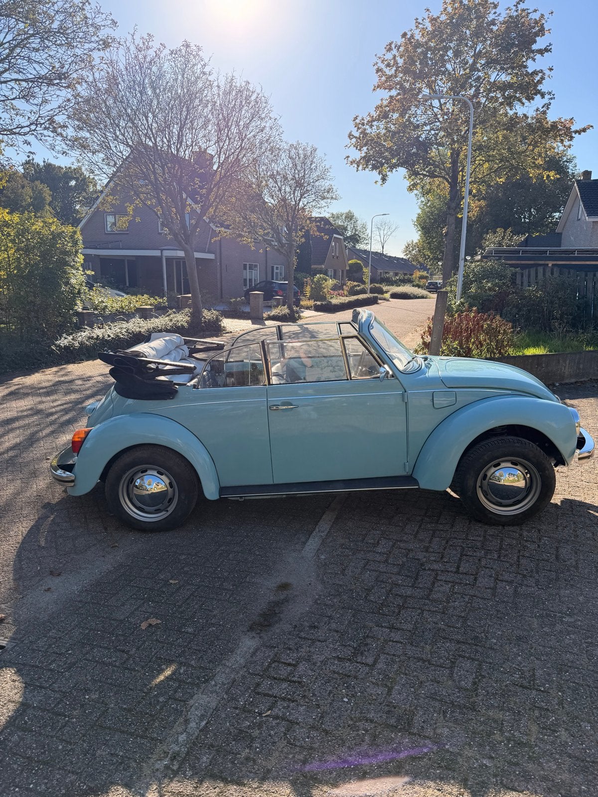 Volkswagen kever karmann cabriolet 1976 Blauw, foto 4