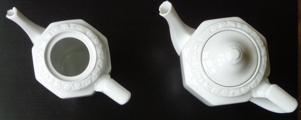 Rosenthal Maria Weiss 2 koffiekannen beschadigde tuiten teab, Antiek en Kunst, Ophalen of Verzenden