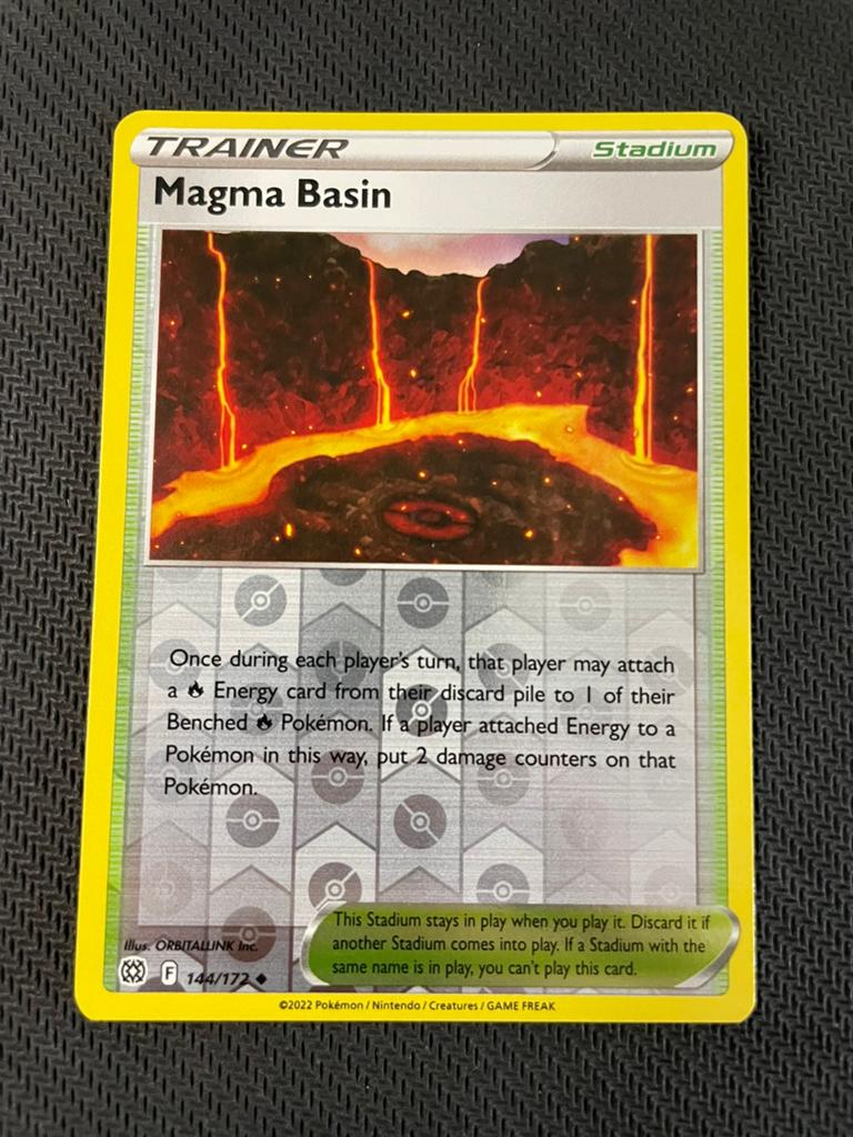 Magma Basin 144/172 Reverse Holo Brilliant Stars Packfresh, Ophalen of Verzenden, Zo goed als nieuw