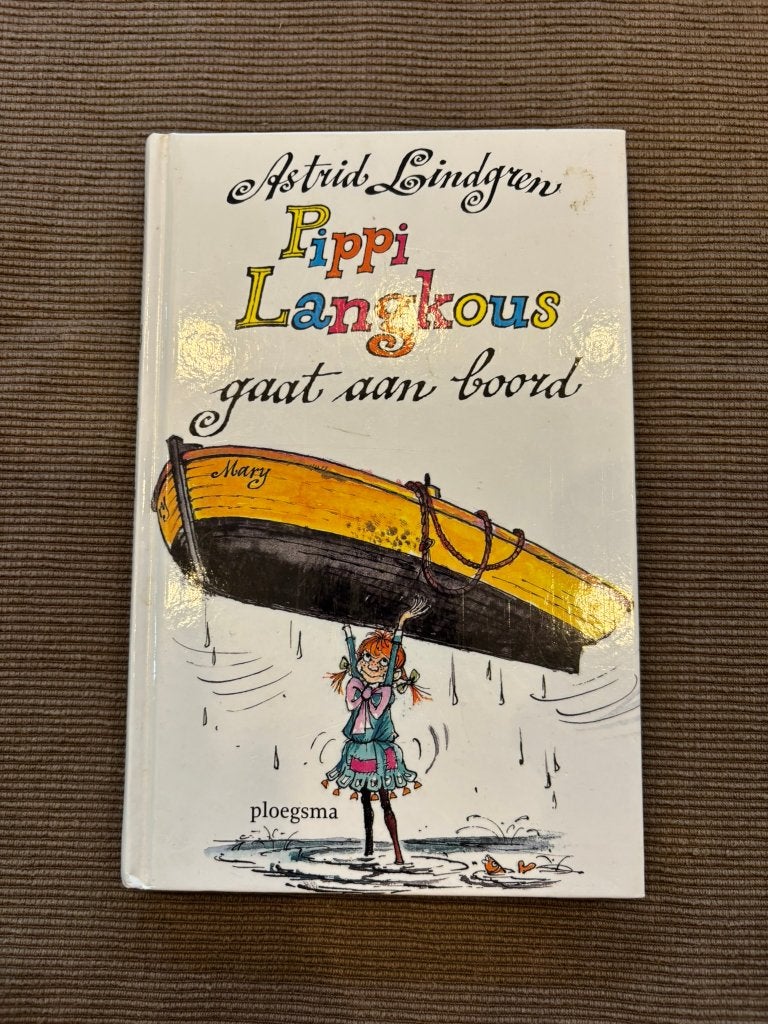 Kinderboek, pippi langkous gaat aan boord Astrid Lindgren!, Ophalen of Verzenden, Zo goed als nieuw, Astrid Lindgren, Fictie algemeen