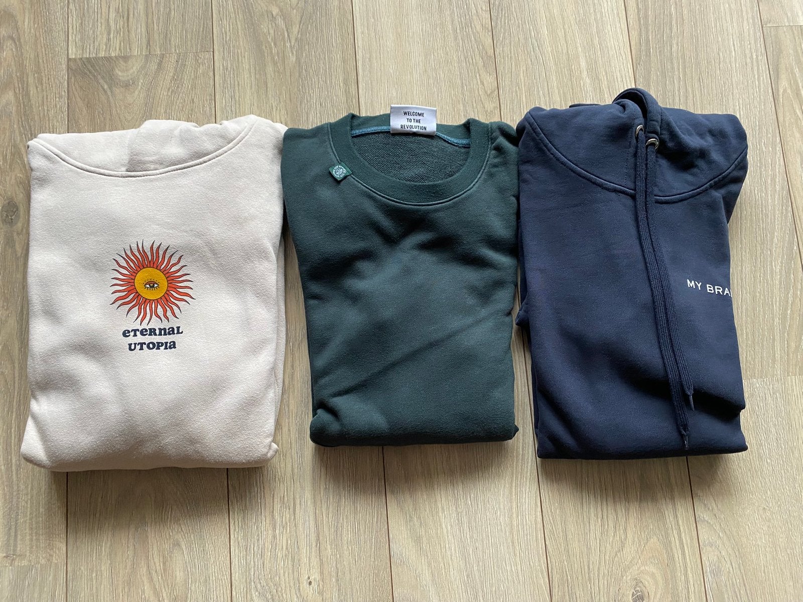 Pakket 3 truien/hoodie maat L, Ophalen of Verzenden, Zo goed als nieuw