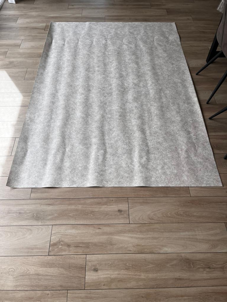 Vinyl (vloerzeil) - restant, Ophalen, 150 tot 200 cm, Grijs, Rechthoekig