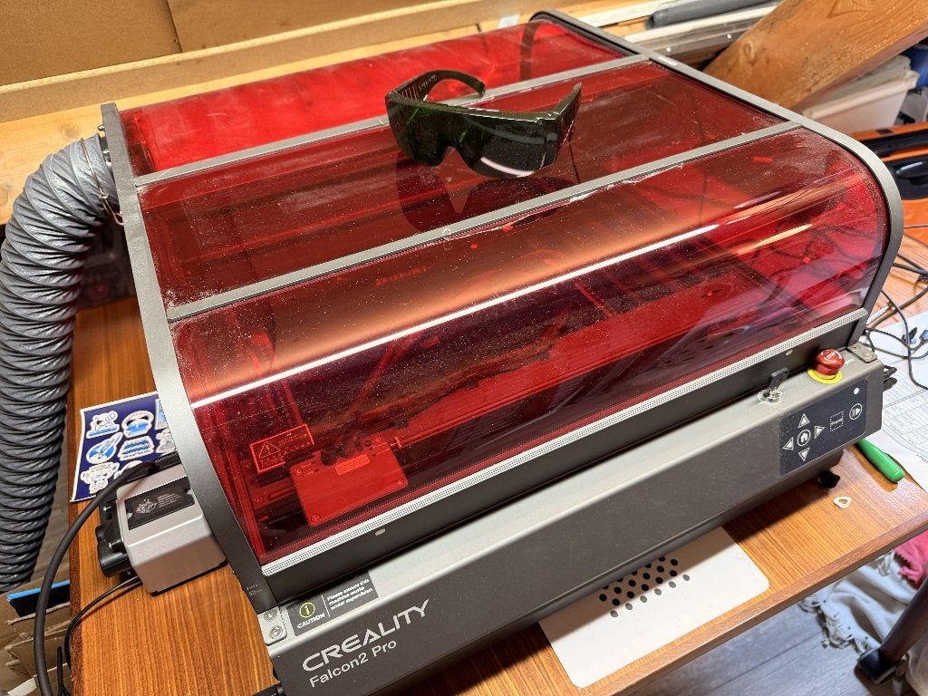 Creality Falcon 2 Pro 40 watt lasersnijder, Computers en Software, Ophalen, Zo goed als nieuw