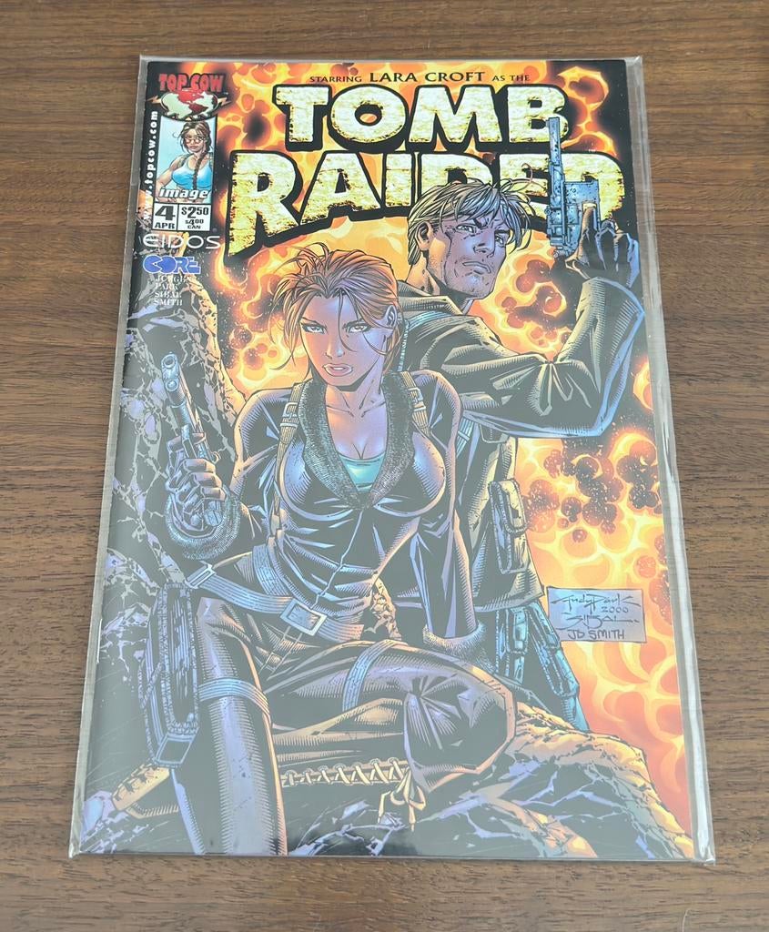 Tomb Raider #4 Top Cow 2000 cover Andy Park, Boeken, Eén comic, Amerika, Verzenden, Zo goed als nieuw