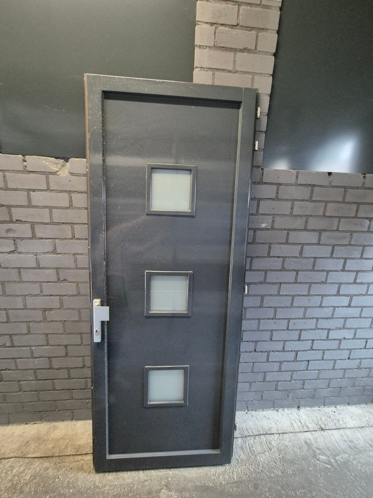 Nette voordeur, Doe-het-zelf en Verbouw, Ophalen, 80 tot 100 cm, 200 tot 215 cm, Glas