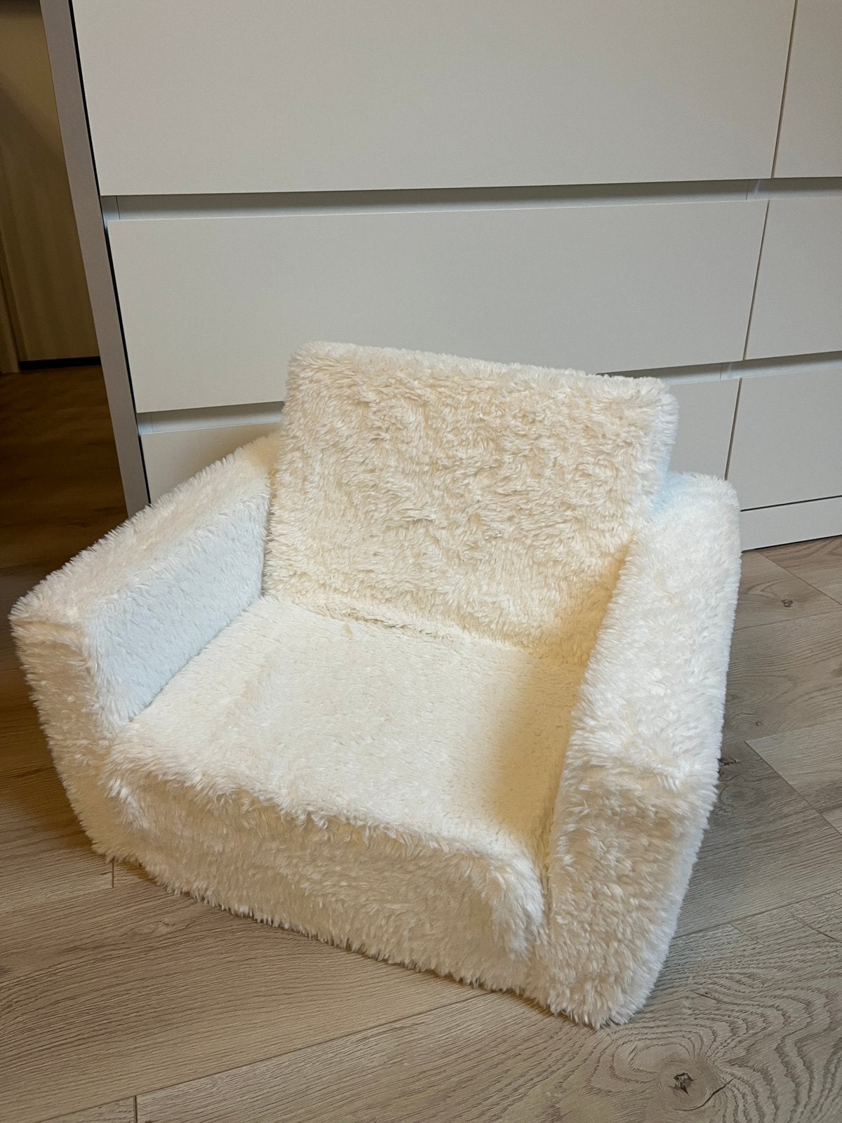 Teddy witte kinderstoel uitklapbaar Jysk (NIEUW), Ophalen, Nieuw, Overige typen