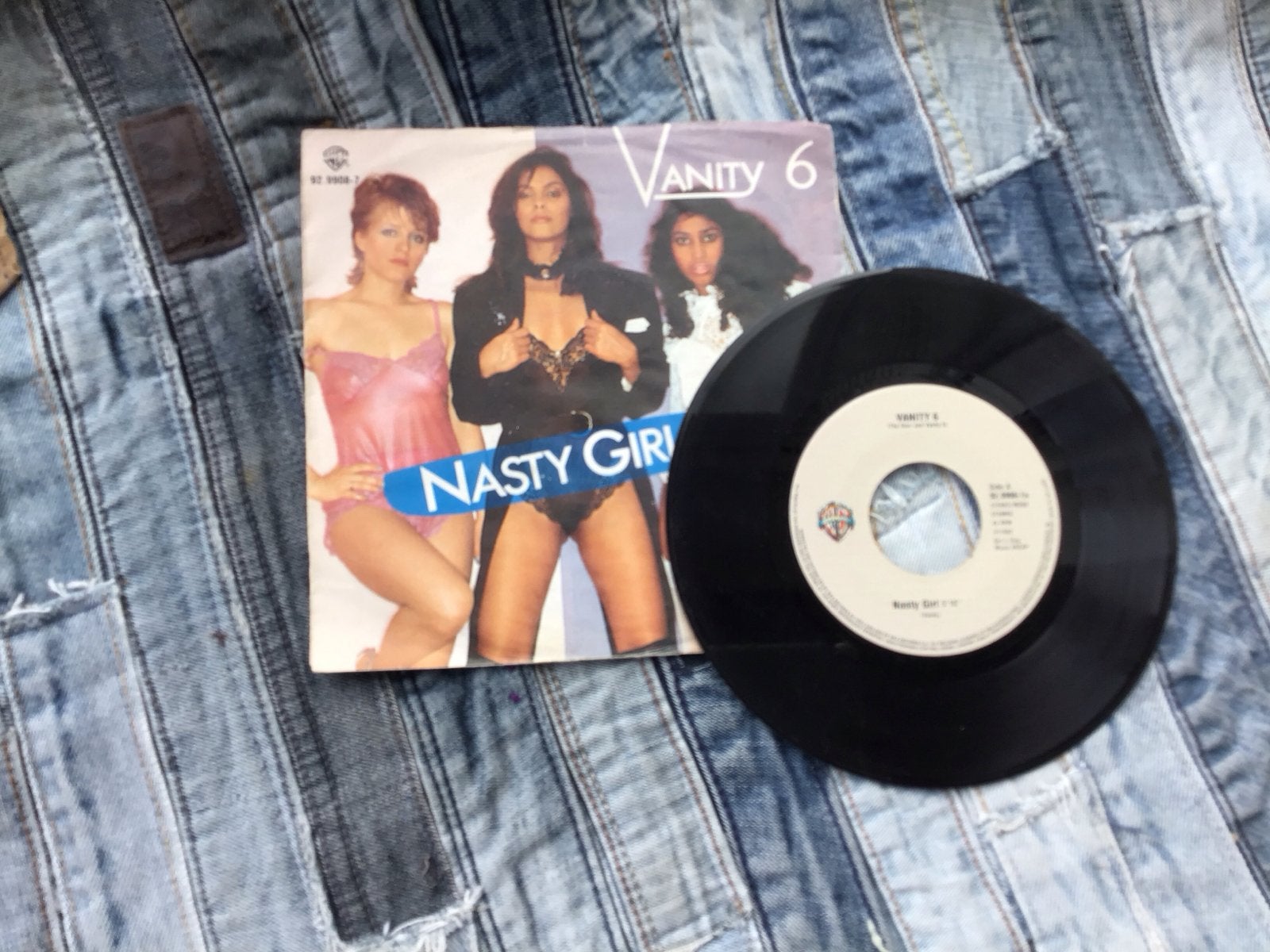 Vanity 6 - Nasty Girl 7 inch vinyl single, Cd's en Dvd's, Gebruikt, 7 inch, EP, R&B en Soul