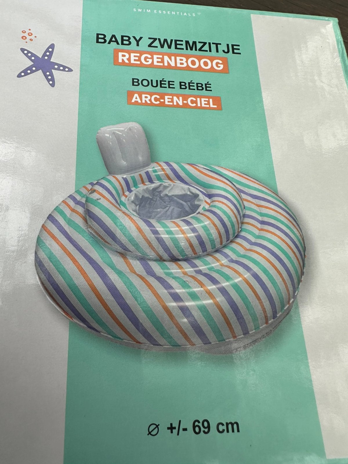 baby zwemzitje / babyfloat nieuw 0-12 mnd nieuw, Ophalen of Verzenden, Zo goed als nieuw