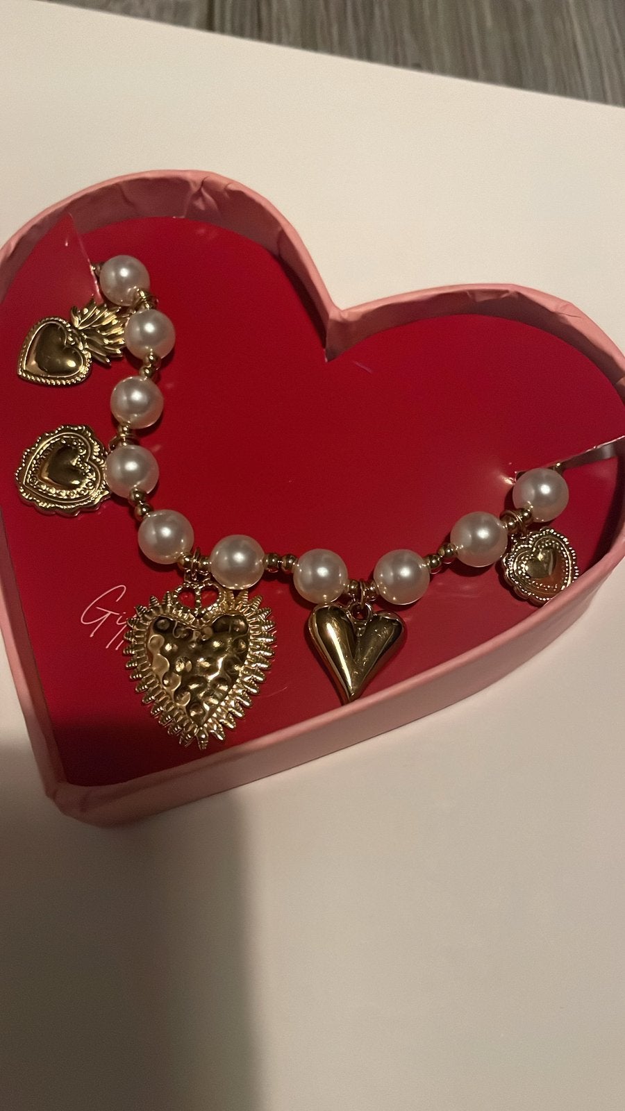 Valentijns armband goud, Verzenden, Nieuw, Goud, Overige materialen