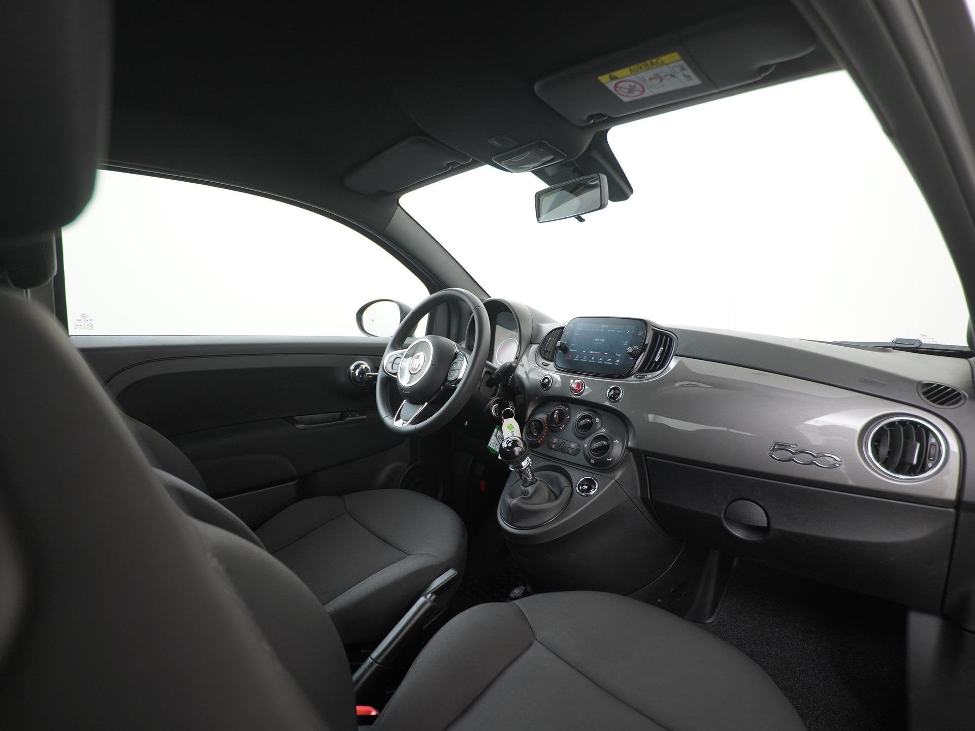 Fiat 500 1.0 Hybrid | Apple CarPlay | Parkeersensoren | Airc, Auto's, Voorwielaandrijving, Stof, Gebruikt, Euro 6