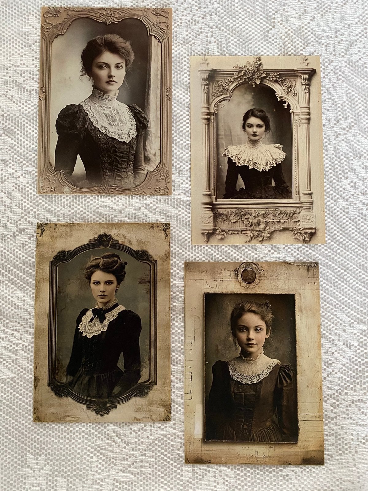 Nostaligische kaarten set 4, Antiek en Kunst, Ophalen of Verzenden