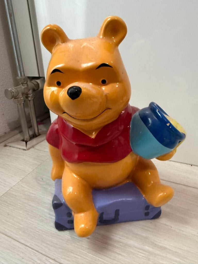 Disney Winnie the Pooh keramieken koekjespot voorraadpot, Ophalen of Verzenden, Winnie de Poeh of vrienden, Zo goed als nieuw