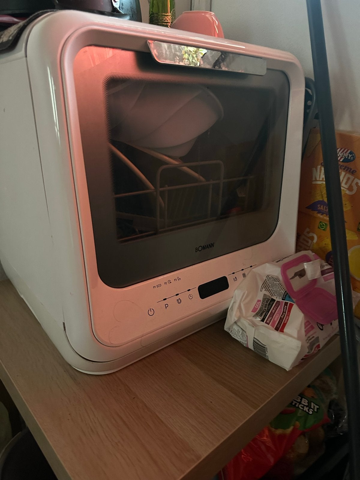 Compacte Bomann mini vaatwasser - Ideaal voor kleine ruimtes, Gebruikt, Eco programma, Minder dan 10 liter, Ophalen of Verzenden