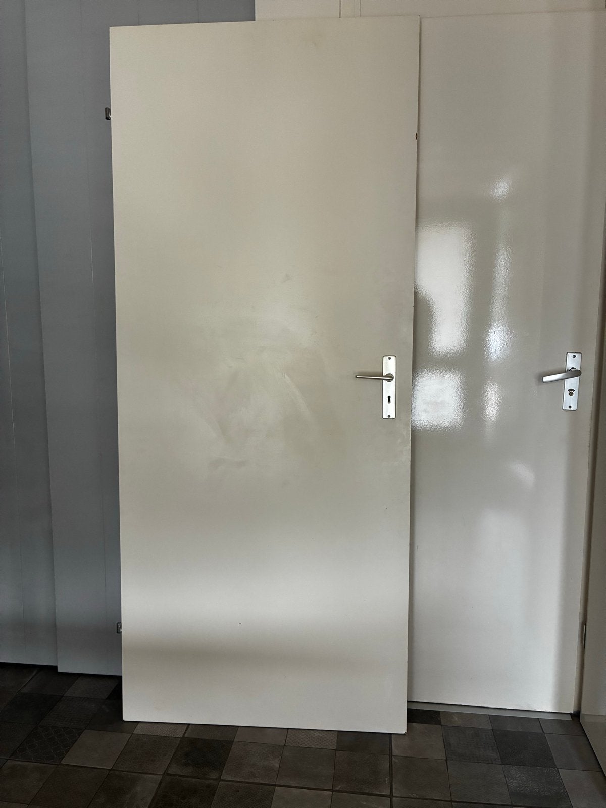 Opdekdeur links, Ophalen, Gebruikt, Binnendeur, 200 tot 215 cm