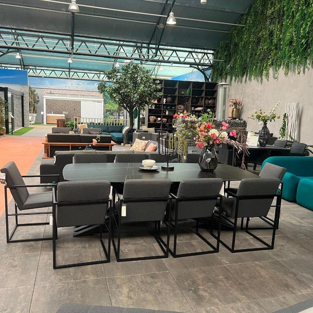 Fox Tuinset | Showroommodel, Ophalen, Gebruikt, Meer dan 8 zitplaatsen, Aluminium