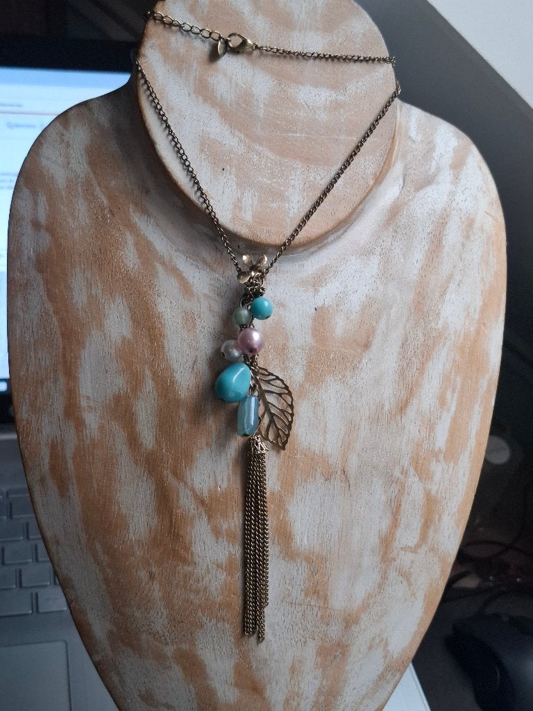 Ketting, Ophalen of Verzenden, Gebruikt, Overige kleuren, Overige materialen