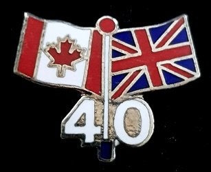 Canada- Groot Brittannia -40- pin, Verzamelen, Speldjes, Pins en Buttons, Verzenden, Nieuw, Stad of Land, Speldje of Pin