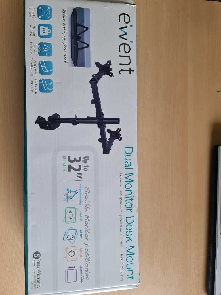 2 Dubbele monitor standaards, Computers en Software, Ophalen, Nieuw, Onbekend