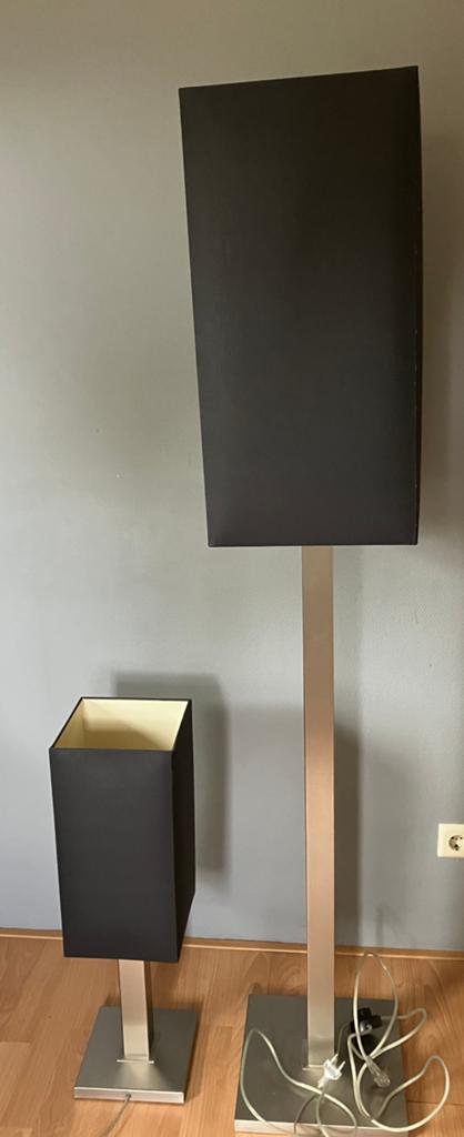 Te koop set lampen, Ophalen, Zo goed als nieuw, Metaal, Modern
