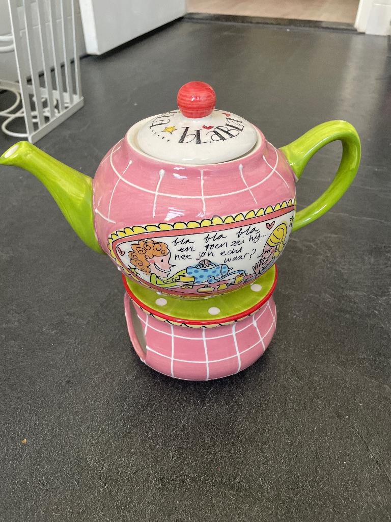 Theepot  in perfecte staat blond Amsterdam, Huis en Inrichting, Keuken | Servies, Ophalen, Gebruikt, Blond Amsterdam, Overige typen