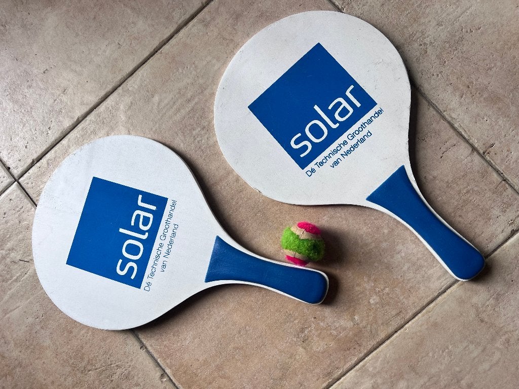 als Nieuw beachball set met balletje, Ophalen of Verzenden, Zo goed als nieuw