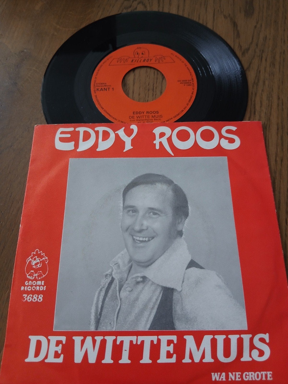 VINUL SINGLE   EDDY ROOS 1982, Overige formaten, Ophalen of Verzenden, Zo goed als nieuw, Levenslied of Smartlap