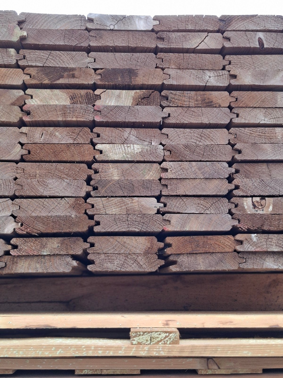 Nieuwe Douglas blokhut profielen planken - 22m2, Tuin en Terras, Ophalen, Nieuw, 250 cm of meer, Planken